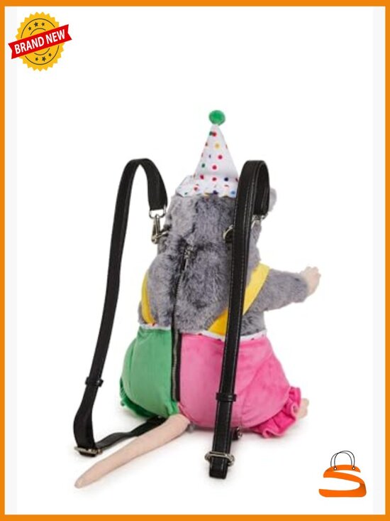 Possum Star Plush Backpack - Furry Adjustable Daypack main image 5